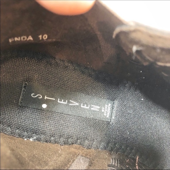 🔥SALE🔥 Steven Madden brown block heel booties s10 - Picture 4 of 6